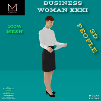 Second Life Marketplace - MUDAK PEOPLE - BUSINESS WOMAN XXXI
